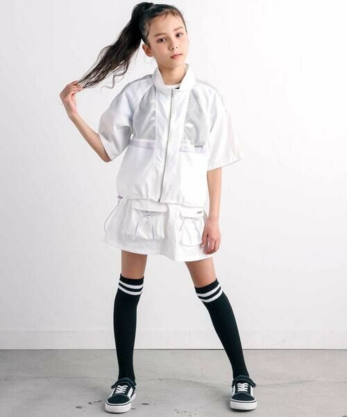 nexchic / ネクシック その他パンツ | ギャザーポケット付きタフタスカパン(110~150cm) | 詳細7