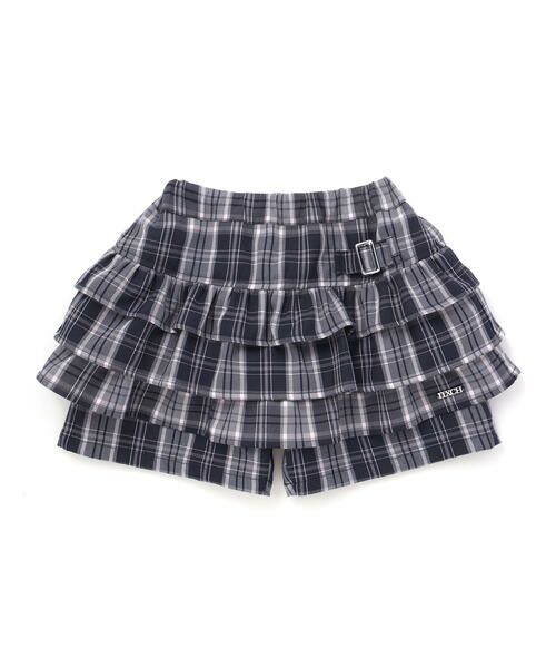 nexchic / ネクシック その他パンツ | バックフリルプリーツチェックツイルスカパン(110~150cm) | 詳細5