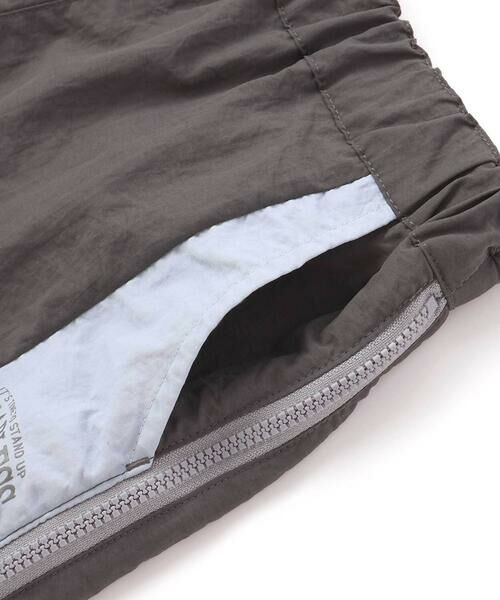 nexchic / ネクシック ショート・ハーフ・半端丈パンツ | サイドメッシュ切り替えタフタ6分丈パンツ(110~150cm) | 詳細7