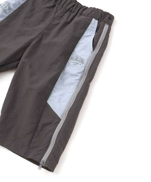 nexchic / ネクシック ショート・ハーフ・半端丈パンツ | サイドメッシュ切り替えタフタ6分丈パンツ(110~150cm) | 詳細10