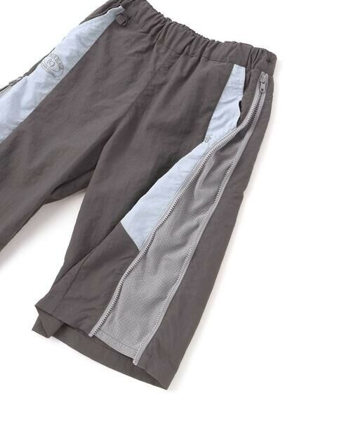 nexchic / ネクシック ショート・ハーフ・半端丈パンツ | サイドメッシュ切り替えタフタ6分丈パンツ(110~150cm) | 詳細11