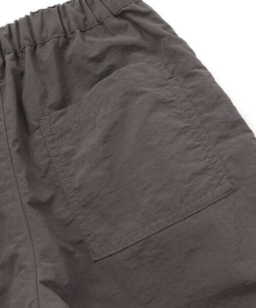 nexchic / ネクシック ショート・ハーフ・半端丈パンツ | サイドメッシュ切り替えタフタ6分丈パンツ(110~150cm) | 詳細12