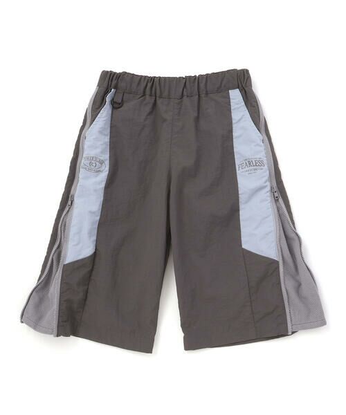 nexchic / ネクシック ショート・ハーフ・半端丈パンツ | サイドメッシュ切り替えタフタ6分丈パンツ(110~150cm) | 詳細3