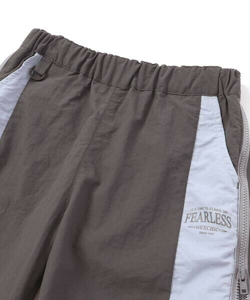 nexchic / ネクシック ショート・ハーフ・半端丈パンツ | サイドメッシュ切り替えタフタ6分丈パンツ(110~150cm) | 詳細5