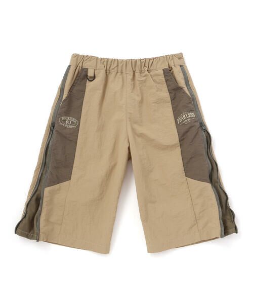 nexchic / ネクシック ショート・ハーフ・半端丈パンツ | サイドメッシュ切り替えタフタ6分丈パンツ(110~150cm) | 詳細19