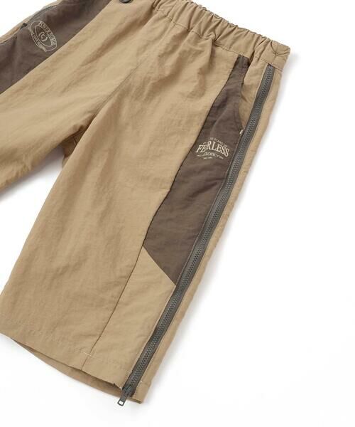 nexchic / ネクシック ショート・ハーフ・半端丈パンツ | サイドメッシュ切り替えタフタ6分丈パンツ(110~150cm) | 詳細21