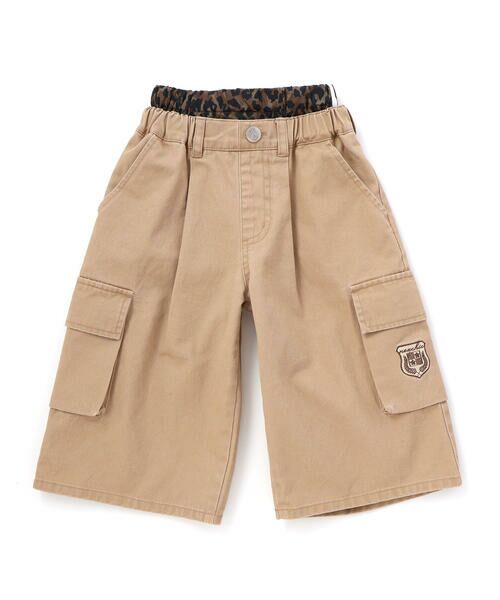 nexchic / ネクシック ショート・ハーフ・半端丈パンツ | ツイル＋デニムウエストレイヤードハーフパンツ(110~150cm) | 詳細4