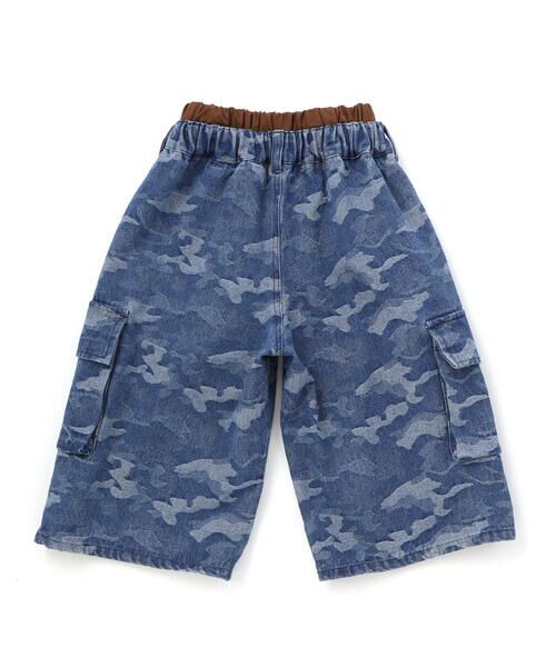 nexchic / ネクシック ショート・ハーフ・半端丈パンツ | ツイル＋デニムウエストレイヤードハーフパンツ(110~150cm) | 詳細14