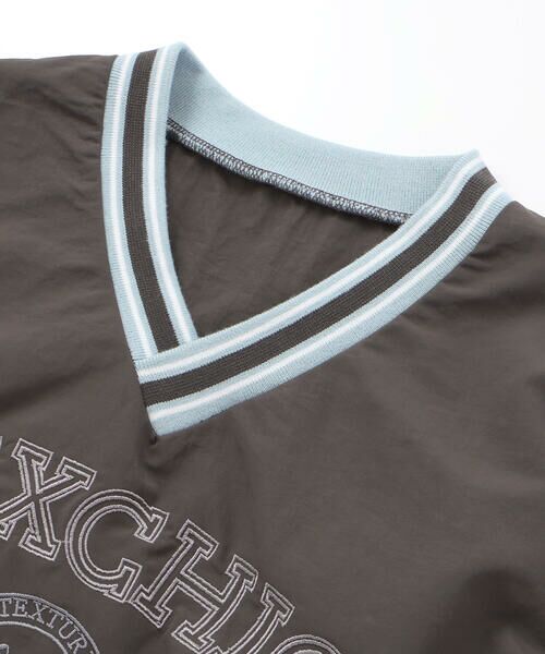 nexchic / ネクシック ベスト | Vネックタフタプルオーバーベスト(110~150cm) | 詳細2