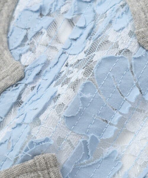 nexchic / ネクシック Tシャツ | バック蝶々レース天竺半袖Tシャツ(110~150cm) | 詳細7