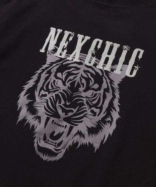 nexchic / ネクシック Tシャツ | 切り替えビッグシルエット半袖Tシャツ(110~150cm) | 詳細8