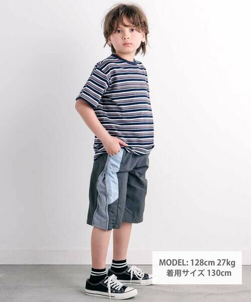 nexchic / ネクシック Tシャツ | 切り替えビッグシルエット半袖Tシャツ(110~150cm) | 詳細9