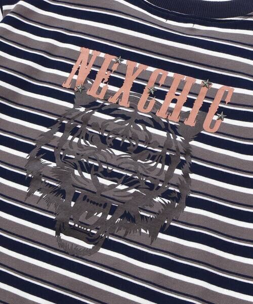 nexchic / ネクシック Tシャツ | 切り替えビッグシルエット半袖Tシャツ(110~150cm) | 詳細16