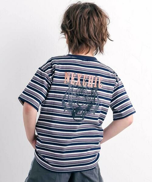nexchic / ネクシック Tシャツ | 切り替えビッグシルエット半袖Tシャツ(110~150cm) | 詳細11