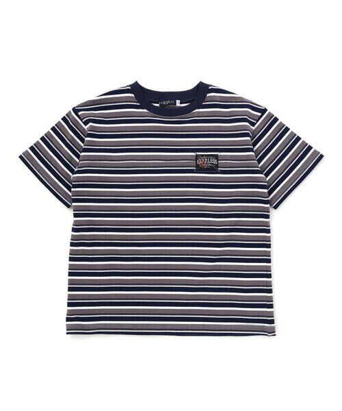 nexchic / ネクシック Tシャツ | 切り替えビッグシルエット半袖Tシャツ(110~150cm) | 詳細12