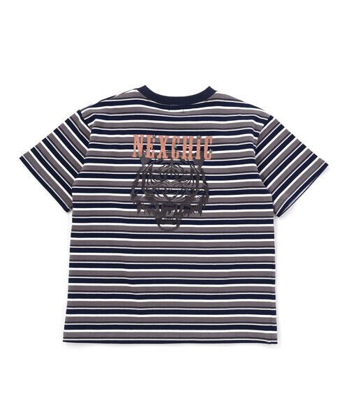 nexchic / ネクシック Tシャツ | 切り替えビッグシルエット半袖Tシャツ(110~150cm) | 詳細13