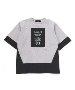 nexchic / ネクシック Tシャツ | タフタ切り替え天竺半袖Tシャツ(110~150cm)