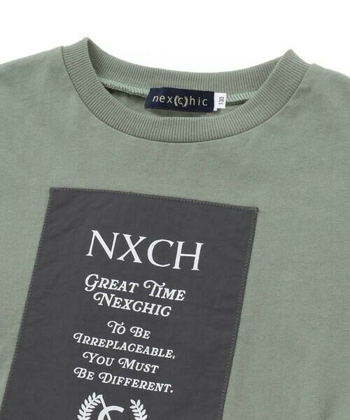 nexchic / ネクシック Tシャツ | タフタ切り替え天竺半袖Tシャツ(110~150cm) | 詳細6