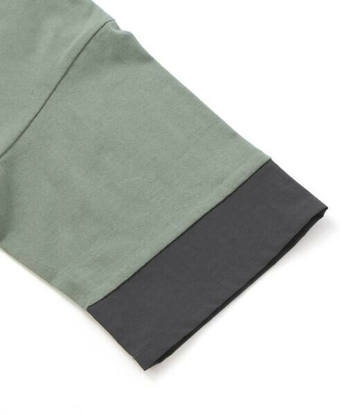 nexchic / ネクシック Tシャツ | タフタ切り替え天竺半袖Tシャツ(110~150cm) | 詳細9