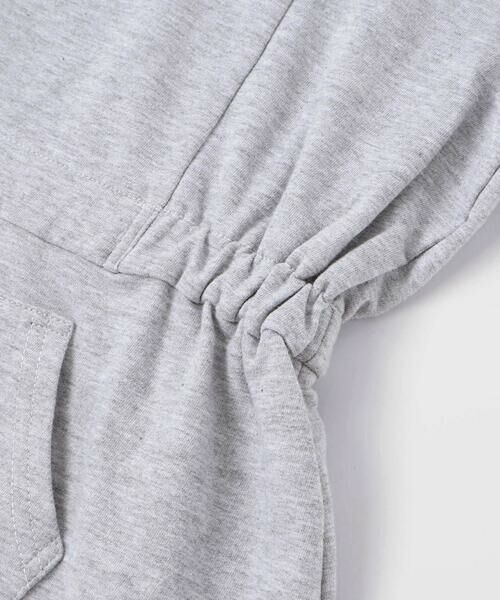 nexchic / ネクシック ミニ丈・ひざ丈ワンピース | フルジップ肩あきフードワンピース(110~150cm) | 詳細16