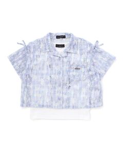 nexchic / ネクシック Tシャツ | 肩あきタイダイレースシャツ＋タンクトップセット(110~150cm)