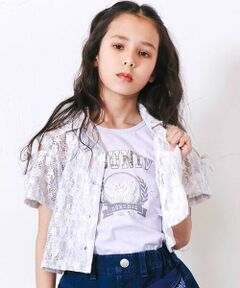 nexchic / ネクシック Tシャツ | 肩あきタイダイレースシャツ＋タンクトップセット(110~150cm)