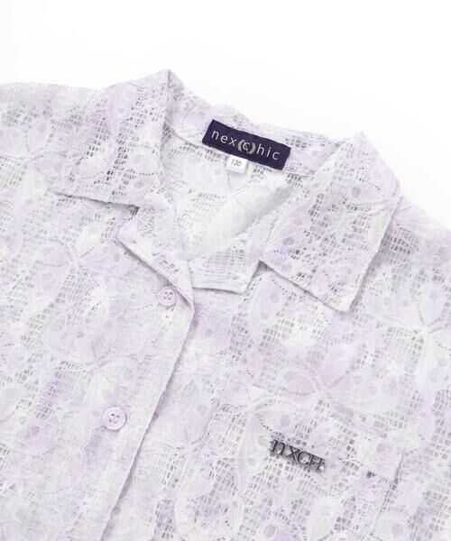 nexchic / ネクシック Tシャツ | 肩あきタイダイレースシャツ＋タンクトップセット(110~150cm) | 詳細16