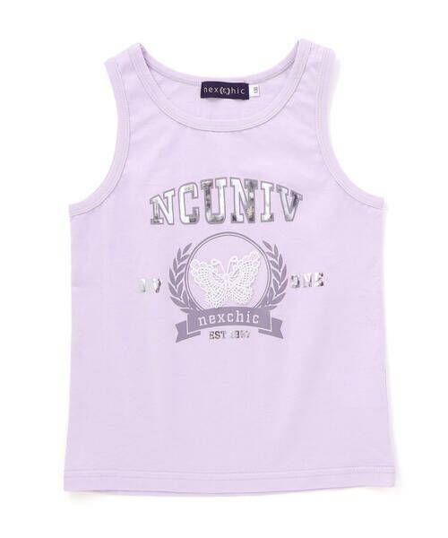 nexchic / ネクシック Tシャツ | 肩あきタイダイレースシャツ＋タンクトップセット(110~150cm) | 詳細10