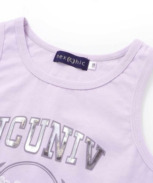 nexchic / ネクシック Tシャツ | 肩あきタイダイレースシャツ＋タンクトップセット(110~150cm) | 詳細12