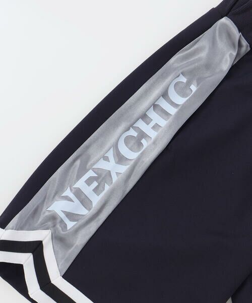 nexchic / ネクシック その他トップス | サイド切り替えサテンラインジャージ上下セット(110~150cm) | 詳細4