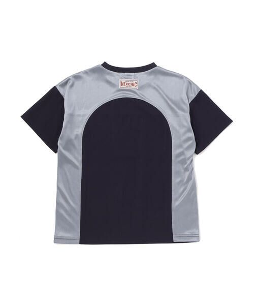 nexchic / ネクシック その他トップス | サイド切り替えサテンラインジャージ上下セット(110~150cm) | 詳細1