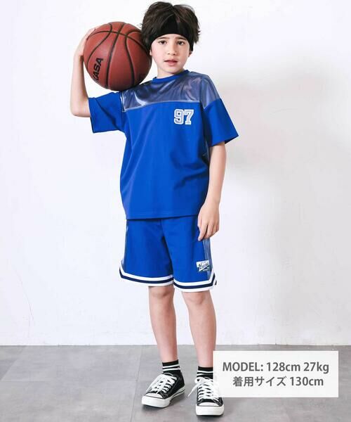 nexchic / ネクシック その他トップス | サイド切り替えサテンラインジャージ上下セット(110~150cm) | 詳細14