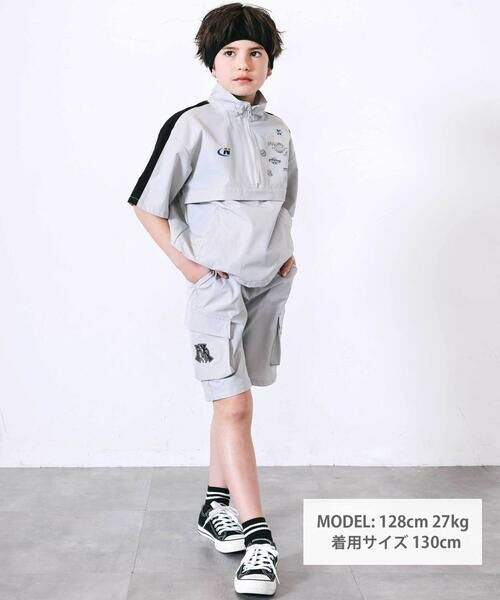 nexchic / ネクシック その他トップス | 半袖ハーフジップ＆ハーフパンツ セットアップ(110~150cm) | 詳細19