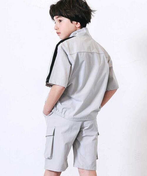 nexchic / ネクシック その他トップス | 半袖ハーフジップ＆ハーフパンツ セットアップ(110~150cm) | 詳細21