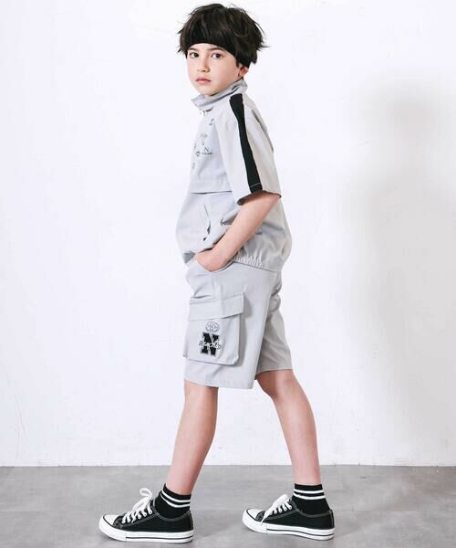 nexchic / ネクシック その他トップス | 半袖ハーフジップ＆ハーフパンツ セットアップ(110~150cm) | 詳細22