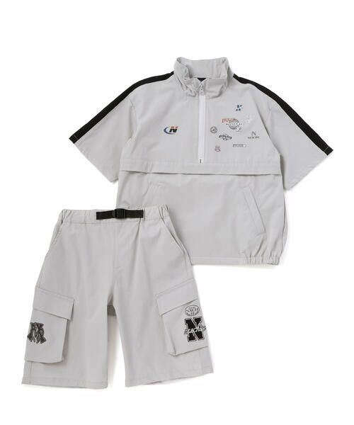 nexchic / ネクシック その他トップス | 半袖ハーフジップ＆ハーフパンツ セットアップ(110~150cm) | 詳細23