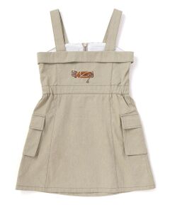 nexchic / ネクシック ドレス | ハート鍵刺しゅうピグメントツイルジャンスカ(110~150cm)