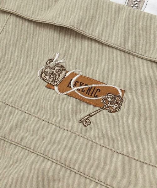 nexchic / ネクシック ドレス | ハート鍵刺しゅうピグメントツイルジャンスカ(110~150cm) | 詳細11