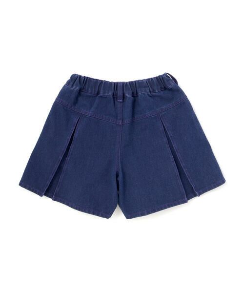 nexchic / ネクシック ショート・ハーフ・半端丈パンツ | レイヤードタックデニムショートパンツ(110~150cm) | 詳細9