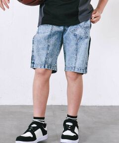 nexchic / ネクシック デニムパンツ | バックロゴ5分丈デニムパンツ(110~150cm)