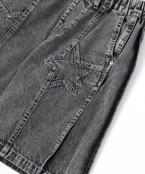 nexchic / ネクシック デニムパンツ | バックロゴ5分丈デニムパンツ(110~150cm) | 詳細7