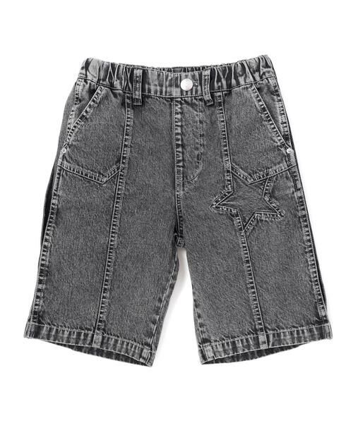 nexchic / ネクシック デニムパンツ | バックロゴ5分丈デニムパンツ(110~150cm) | 詳細3