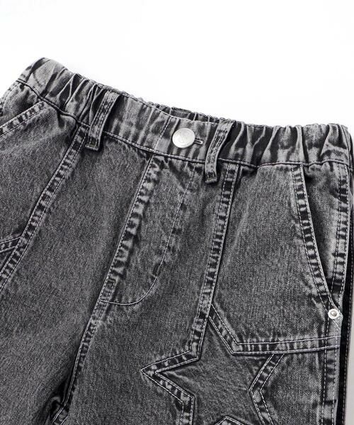 nexchic / ネクシック デニムパンツ | バックロゴ5分丈デニムパンツ(110~150cm) | 詳細5