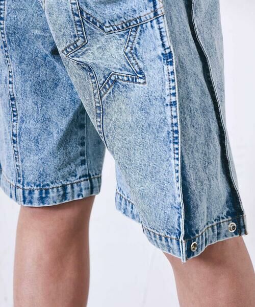 nexchic / ネクシック デニムパンツ | バックロゴ5分丈デニムパンツ(110~150cm) | 詳細18