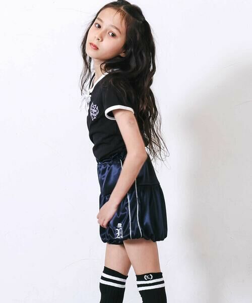 nexchic / ネクシック ショート・ハーフ・半端丈パンツ | サイドパイピングバルーンスカパン(110~150cm) | 詳細2