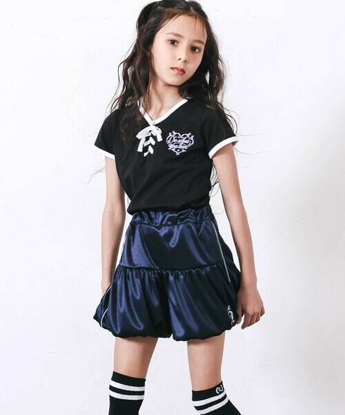 nexchic / ネクシック ショート・ハーフ・半端丈パンツ | サイドパイピングバルーンスカパン(110~150cm) | 詳細3