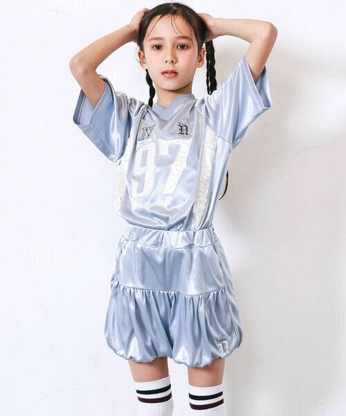 nexchic / ネクシック ショート・ハーフ・半端丈パンツ | サイドパイピングバルーンスカパン(110~150cm) | 詳細14