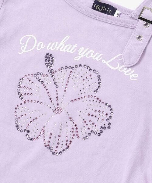 nexchic / ネクシック Tシャツ | ベルトアクセント・ワンショルダー天竺Tシャツ(110~150cm) | 詳細10