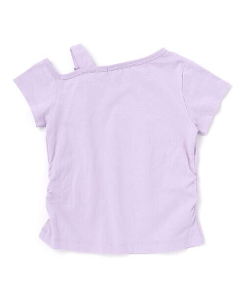 nexchic / ネクシック Tシャツ | ベルトアクセント・ワンショルダー天竺Tシャツ(110~150cm) | 詳細7