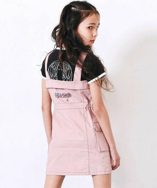 nexchic / ネクシック Tシャツ | レースアップTシャツ＆レースアームカバーセット(110~150cm) | 詳細6